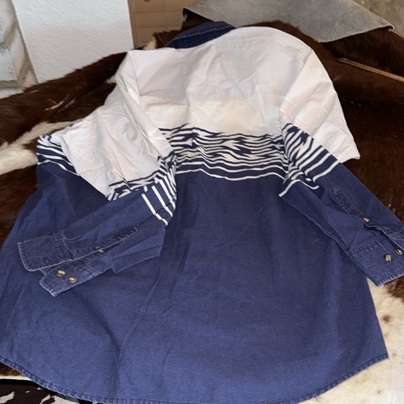 Vintage western button up express riders - Picture 3 of 4